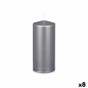 Bougie Acorde 92547 Argenté 9 x 20 x 9 cm (8 Unités): Plus de 300.000 produits de grandes marques en vente directe à prix usine 