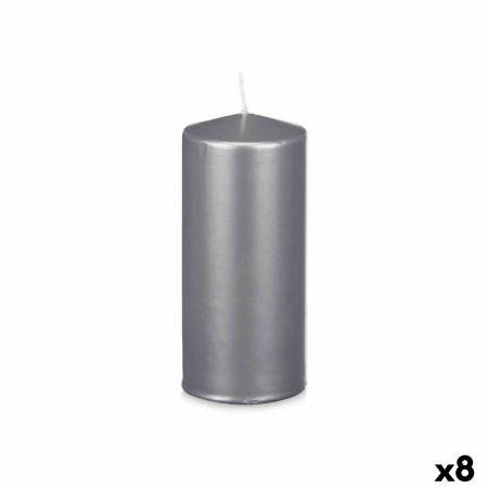 Bougie Acorde 92547 Argenté 9 x 20 x 9 cm (8 Unités): Plus de 300.000 produits de grandes marques en vente directe à prix usine 