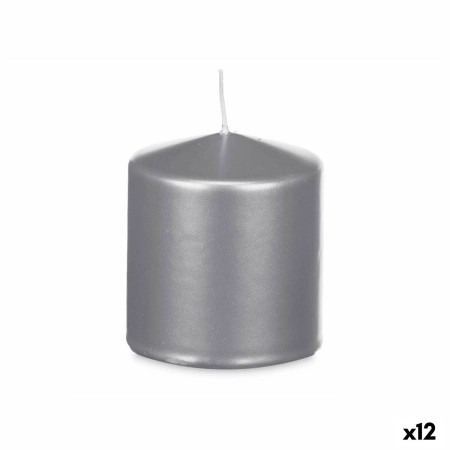 Bougie Acorde 92543 Argenté 9 x 10 x 9 cm (12 Unités): Plus de 300.000 produits de grandes marques en vente directe à prix usine