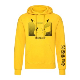 Sweat à capuche unisex Pokémon Pikachu Katakana Jaune: Plus de 300.000 produits de grandes marques en vente directe à prix usine