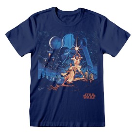 T-shirt à manches courtes unisex Star Wars New Hope Vintage Noir: Plus de 300.000 produits de grandes marques en vente directe à