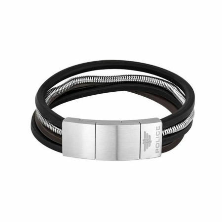Bracelet Homme Police PJ26551BSS.01 Cuir 19-21 cm: Plus de 300.000 produits de grandes marques en vente directe à prix usine sur