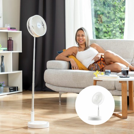 Ventilateur Rechargeable Pliable 3 en 1 Fandle InnovaGoods Ø7,7'' 7200 mAh: Plus de 300.000 produits de grandes marques en vente