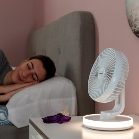 Ventilateur de Bureau Rechargeable avec LED FanLed InnovaGoods Ø6,6'' 4000 mAh: Plus de 300.000 produits de grandes marques en v