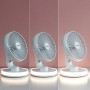 Ventilateur de Bureau Rechargeable avec LED FanLed InnovaGoods Ø6,6'' 4000 mAh: Plus de 300.000 produits de grandes marques en v