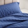 Parure de couette Alexandra House Living Amán Bleu Lit 1 persone 2 Pièces: Plus de 300.000 produits de grandes marques en vente 