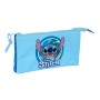 Trousse d'écolier Stitch Bleu 22 x 12 x 3 cm: Plus de 300.000 produits de grandes marques en vente directe à prix usine sur cade