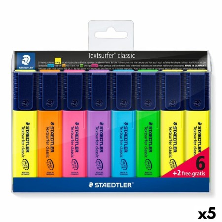 Ensemble de Marqueurs Fluorescents Staedtler Textsurfer Classic Multicouleur (5 Unités): Plus de 300.000 produits de grandes mar