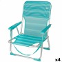 Chaise de Plage Aktive Turquoise 44 x 72 x 35 cm Aluminium Pliable (4 Unités): Plus de 300.000 produits de grandes marques en ve