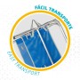 Chaise de Plage Aktive Gomera Bleu 48 x 88 x 50 cm Aluminium Pliable (4 Unités): Plus de 300.000 produits de grandes marques en 
