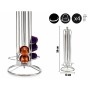 Support pour 36 capsules de café Kinvara Nespresso Argenté Métal 13 x 39 x 13 cm Plaque Tournante 36 Pièces: Plus de 300.000 pro