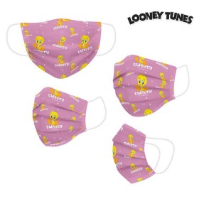 Masque en tissu hygiénique réutilisable Looney Tunes Enfant Rose: Plus de 300.000 produits de grandes marques en vente directe à