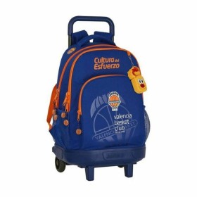 Cartable à roulettes Compact Valencia Basket M918 Bleu Orange (33 x 45 x 22 cm): Plus de 300.000 produits de grandes marques en 