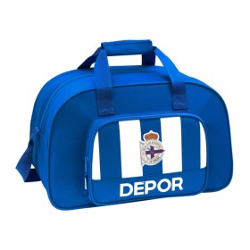 Sac de sport R. C. Deportivo de La Coruña Bleu Blanc (40 x 24 x 23 cm): Plus de 300.000 produits de grandes marques en vente dir