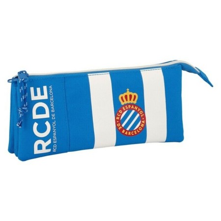 Fourre-tout RCD Espanyol Bleu Blanc (22 x 12 x 3 cm): Plus de 300.000 produits de grandes marques en vente directe à prix usine 