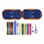 Plumier sac à dos Valencia Basket M747 Bleu Orange 12 x 23 x 5 cm (33 Pièces): Plus de 300.000 produits de grandes marques en ve