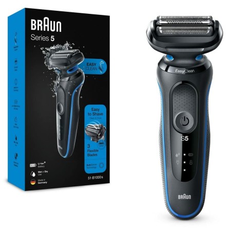 Machine à raser Braun 5 51-B1000s Bleu: Plus de 300.000 produits de grandes marques en vente directe à prix usine sur cadeaufou.