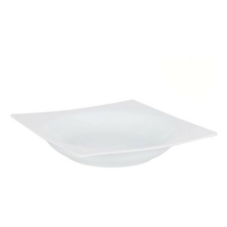 Assiette creuse Zen Porcelaine Blanc (20 x 20 x 3,5 cm): Plus de 300.000 produits de grandes marques en vente directe à prix usi