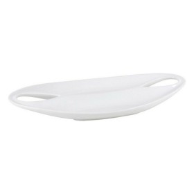 Plateau Etrusca Double Porcelaine Blanc (36,5 x 18 x 4,5 cm): Plus de 300.000 produits de grandes marques en vente directe à pri