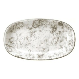 Plateau Porcelaine Blanc/Marron (15 x 8,7 x 2,3 cm): Plus de 300.000 produits de grandes marques en vente directe à prix usine s