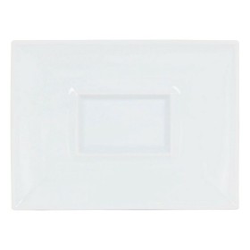 Assiette plate Gourmet Porcelaine Blanc (29,5 x 22 x 3 cm): Plus de 300.000 produits de grandes marques en vente directe à prix 