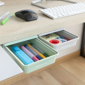 Jeu de Tiroirs Auxiliaires Adhésifs pour le Bureau Underalk InnovaGoods Pack de 2 unités: Plus de 300.000 produits de grandes ma