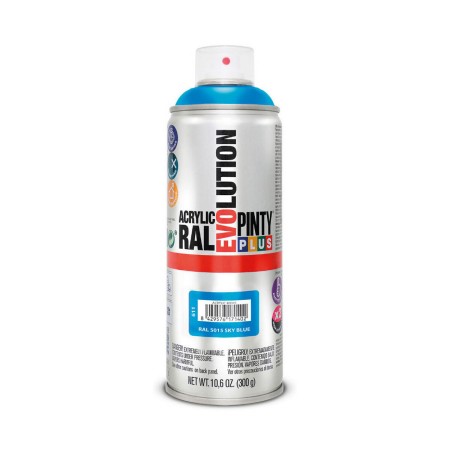 Peinture en spray Pintyplus Evolution RAL 5015 400 ml Sky Blue: Plus de 300.000 produits de grandes marques en vente directe à p