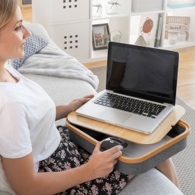 Bureau Portatif avec Plateau de Rangement Larage InnovaGoods: Plus de 300.000 produits de grandes marques en vente directe à pri