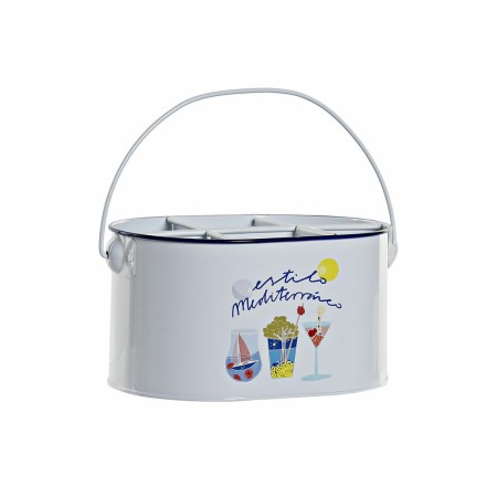 Sceau à Glace DKD Home Decor Blanc Multicouleur Métal 24,5 x 17 x 13 cm: Plus de 300.000 produits de grandes marques en vente di