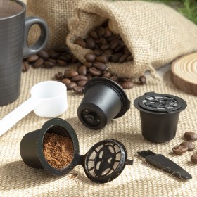 Jeu de 3 Capsules à Café Réutilisables Recoff InnovaGoods: Plus de 300.000 produits de grandes marques en vente directe à prix u