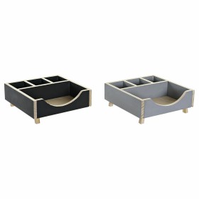 Organisateur DKD Home Decor Bureau Bois (18 x 18 x 7 cm) (2 pcs): Plus de 300.000 produits de grandes marques en vente directe à