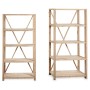 Étagère Marron Bois (40 x 160 x 105 cm): Plus de 300.000 produits de grandes marques en vente directe à prix usine sur cadeaufou
