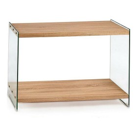 Meuble d'Entrée Marron Transparent verre Bois MDF 40 x 76 x 120 cm: Plus de 300.000 produits de grandes marques en vente directe