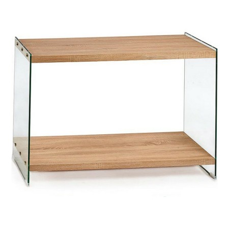 Meuble d'Entrée Marron Transparent verre Bois MDF 40 x 76 x 120 cm: Plus de 300.000 produits de grandes marques en vente directe