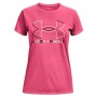 T-shirt à manches courtes femme Under Armour Big Logo Rose: Plus de 300.000 produits de grandes marques en vente directe à prix 