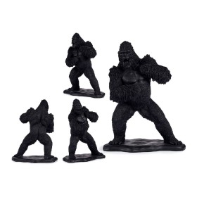 Figurine Décorative Gorille Noir Résine (25,5 x 56,5 x 43,5 cm): Plus de 300.000 produits de grandes marques en vente directe à 