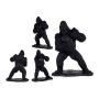 Figurine Décorative Gorille Noir Résine (25,5 x 56,5 x 43,5 cm): Plus de 300.000 produits de grandes marques en vente directe à 