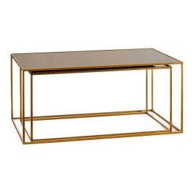 Jeu de 2 tables Noir Doré (2 pcs): Plus de 300.000 produits de grandes marques en vente directe à prix usine sur cadeaufou.com. 