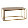Jeu de 2 tables Noir Doré (2 pcs): Plus de 300.000 produits de grandes marques en vente directe à prix usine sur cadeaufou.com. 