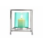 Bougeoir Carré Argenté Bleu 11,5 x 12,6 x 11,5 cm Métal verre: Plus de 300.000 produits de grandes marques en vente directe à pr
