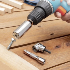 Clé à Douille Universelle avec Accessoires Uniscrew InnovaGoods: Plus de 300.000 produits de grandes marques en vente directe à 