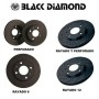 Disques de frein Black Diamond KBD1863CD Arrière Solide Perçage: Plus de 300.000 produits de grandes marques en vente directe à 