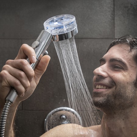Douche Écologique avec Hélice à Pression et Filtre Purificateur Heliwer InnovaGoods: Plus de 300.000 produits de grandes marques