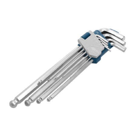 Jeu de Clés Allen Ferrestock 1,5 - 2 - 2,5 - 3 - 4 - 5 - 6 - 8 - 10 mm 9 pcs: Plus de 300.000 produits de grandes marques en ven