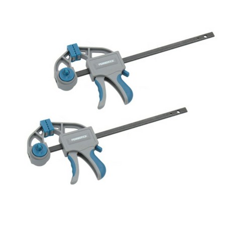 Serre joint une main Ferrestock 215 mm Acier Plastique (2 pcs): Plus de 300.000 produits de grandes marques en vente directe à p