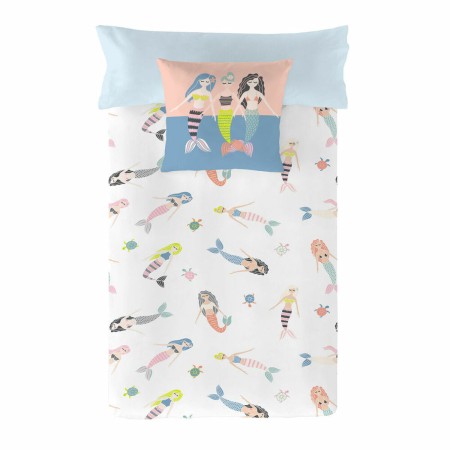 Housse de Couette Naturals Mermaids Lit 1 persone 180 x 220 cm: Plus de 300.000 produits de grandes marques en vente directe à p