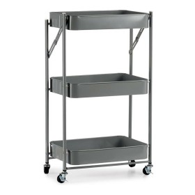 Chariot à légumes Kinvara B1148I-TJ Gris Acier Plastique 29,5 x 78,5 x 45,5 cm: Plus de 300.000 produits de grandes marques en v