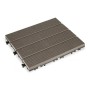 Carreau à emboîtement Ibergarden SM-4P-ALDH Noir Polyéthylène Composite 30 x 2,6 x 30 cm: Plus de 300.000 produits de grandes ma