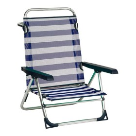 Chaise de Plage Alco 1 Aluminium Multiposition Pliable 79,5 x 59,5 x 56 cm (79,5 x 59,5 x 56 cm): Plus de 300.000 produits de gr