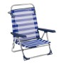 Chaise de Plage Alco 1 Aluminium Multiposition Pliable 79,5 x 59,5 x 56 cm (79,5 x 59,5 x 56 cm): Plus de 300.000 produits de gr